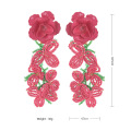 Shangjie OEM Joyas Fashion Women Jewelring Pendientes de la hipérboles para mujeres 2021 Pendientes de flores de cuentas